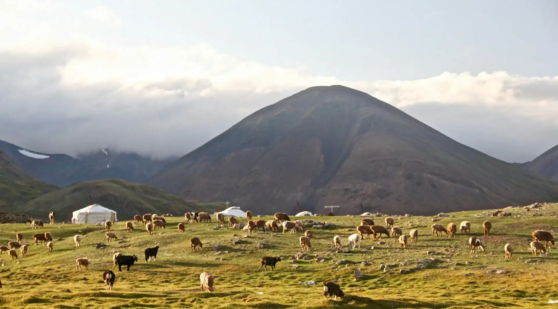 Scenic view of Mongolia