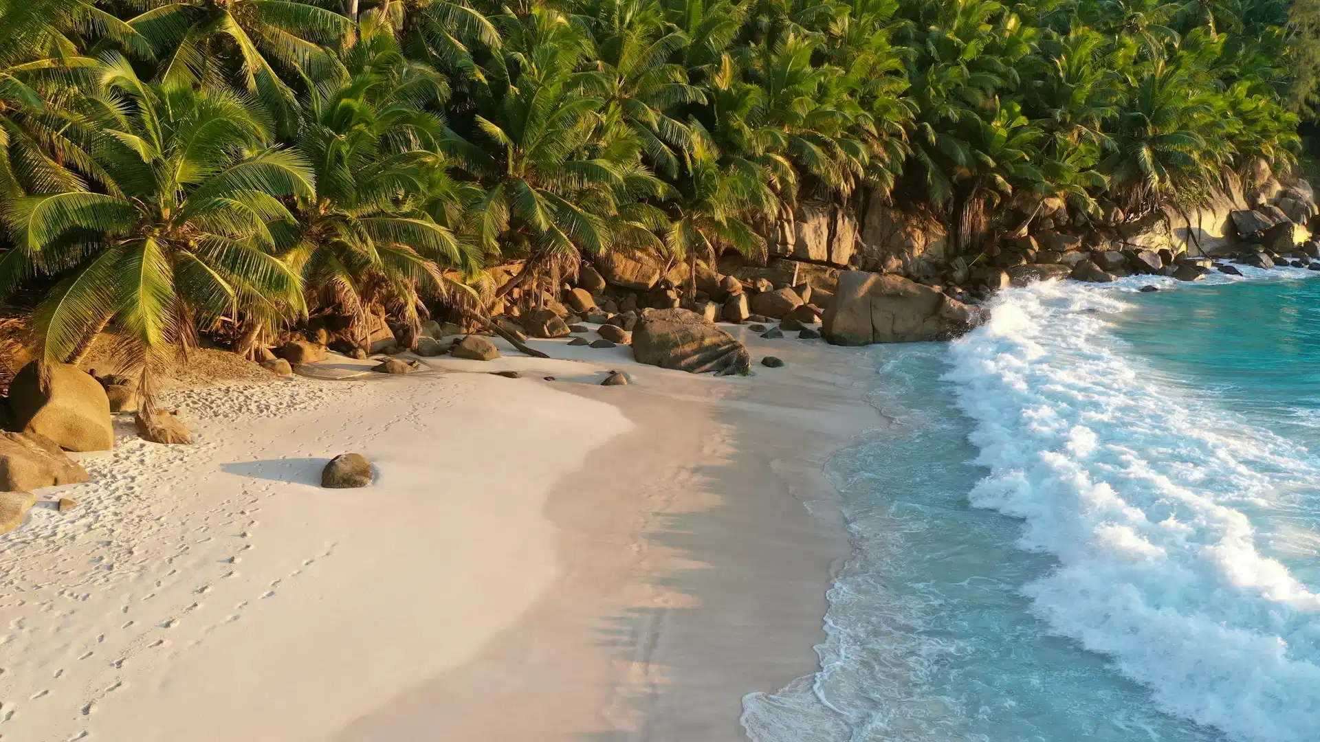 Scenic view of Seychelles