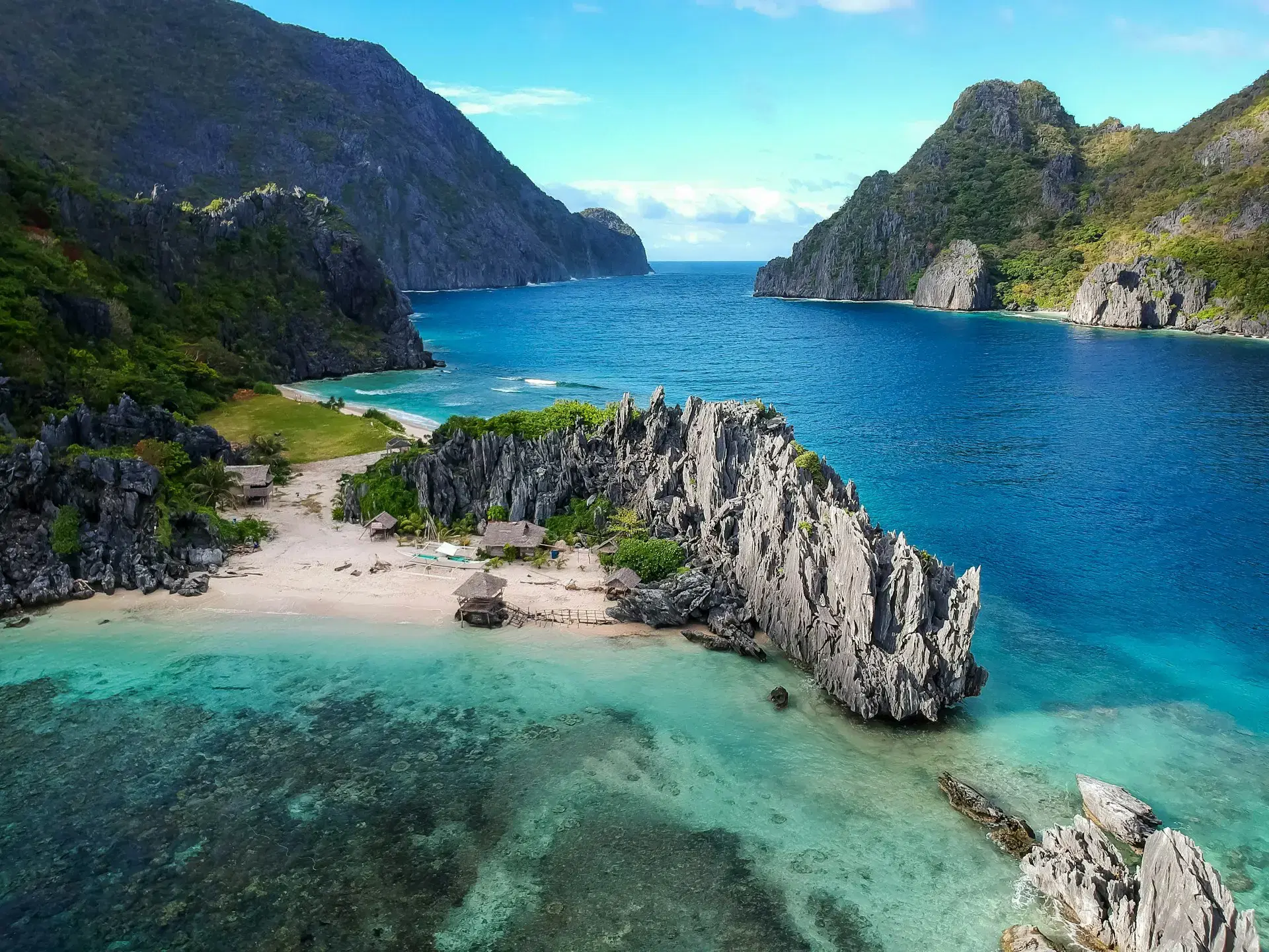 Scenic view of Philippines