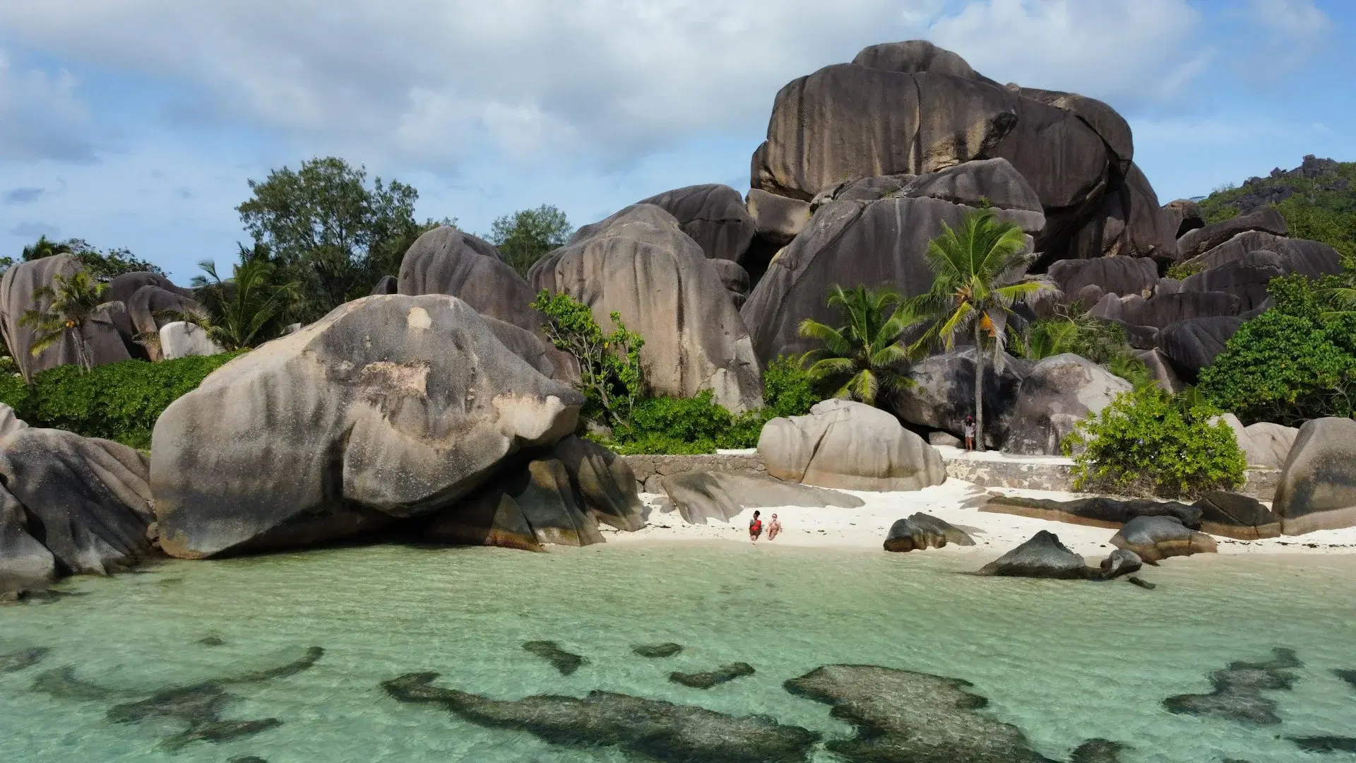 Scenic view of Seychelles