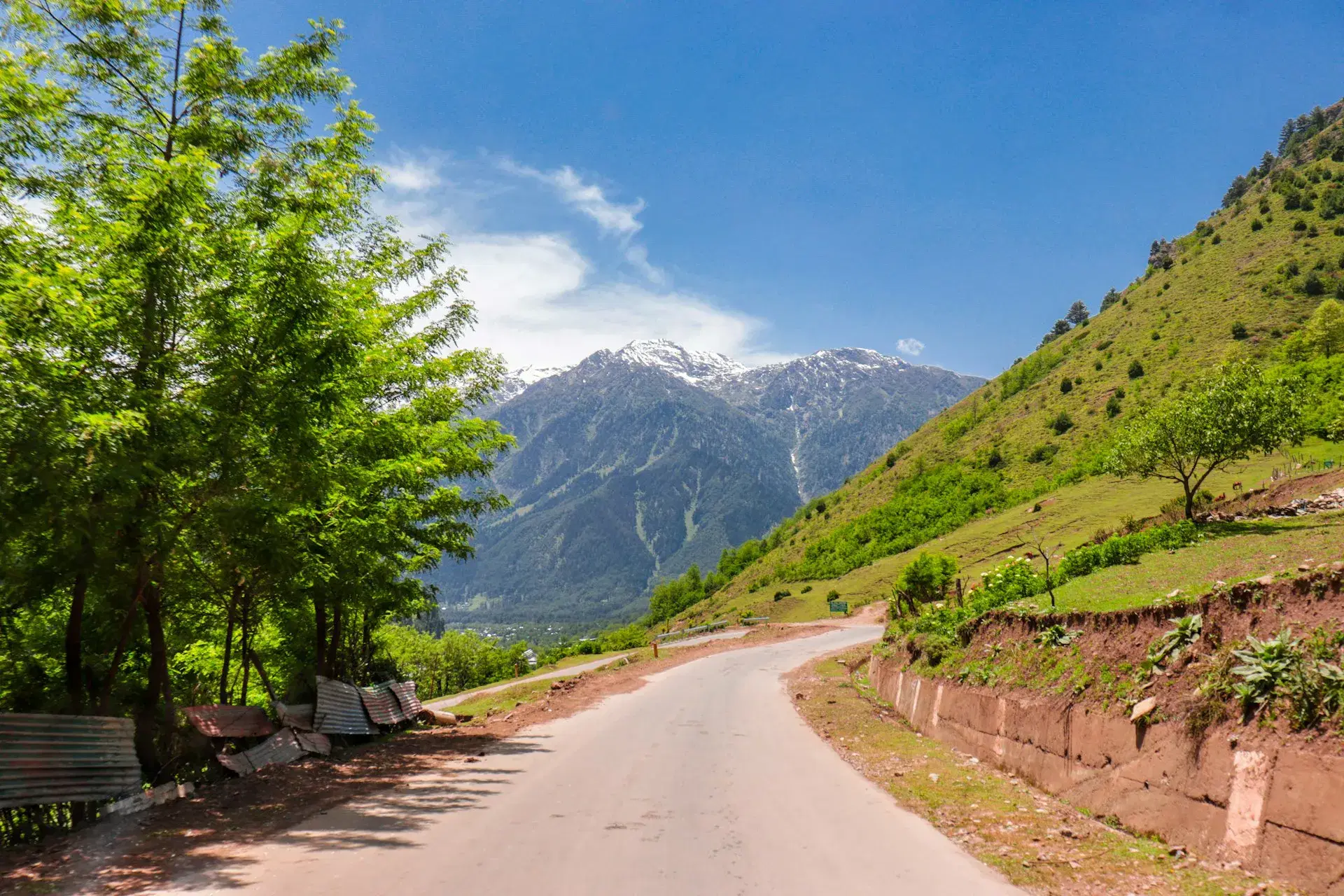 Scenic view of Kashmir