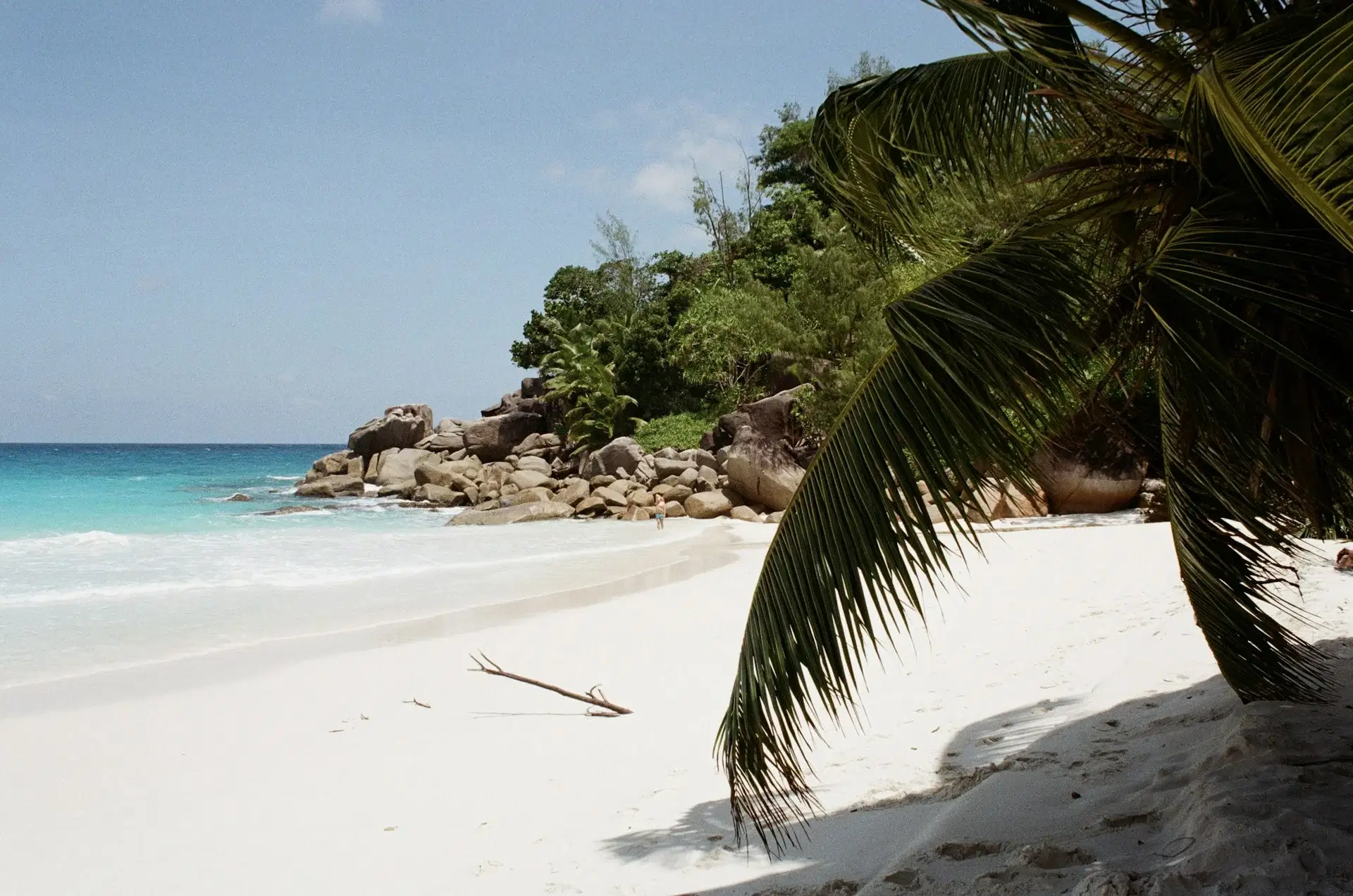 Scenic view of Seychelles